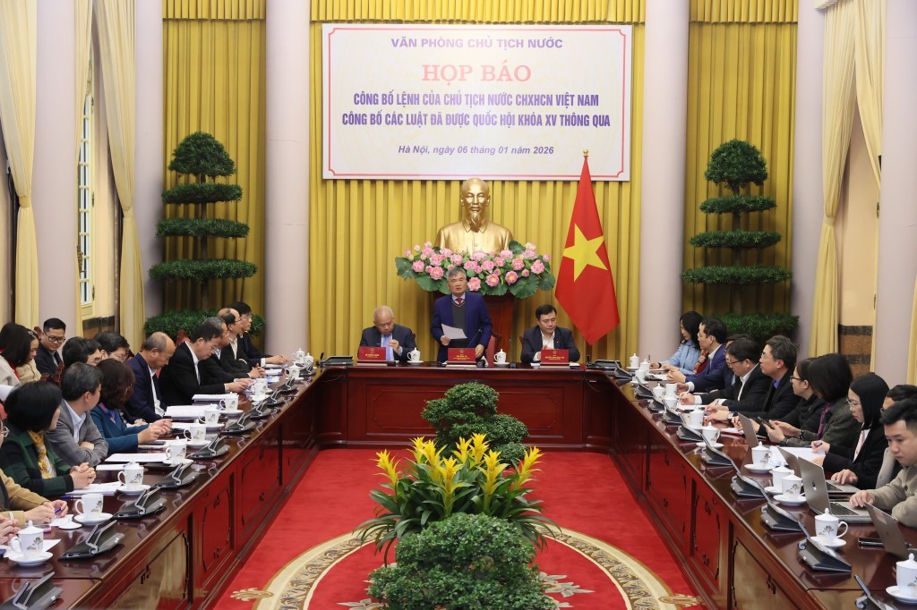 Công bố Lệnh của Chủ tịch nước: 12 luật liên quan lĩnh vực  kinh tế