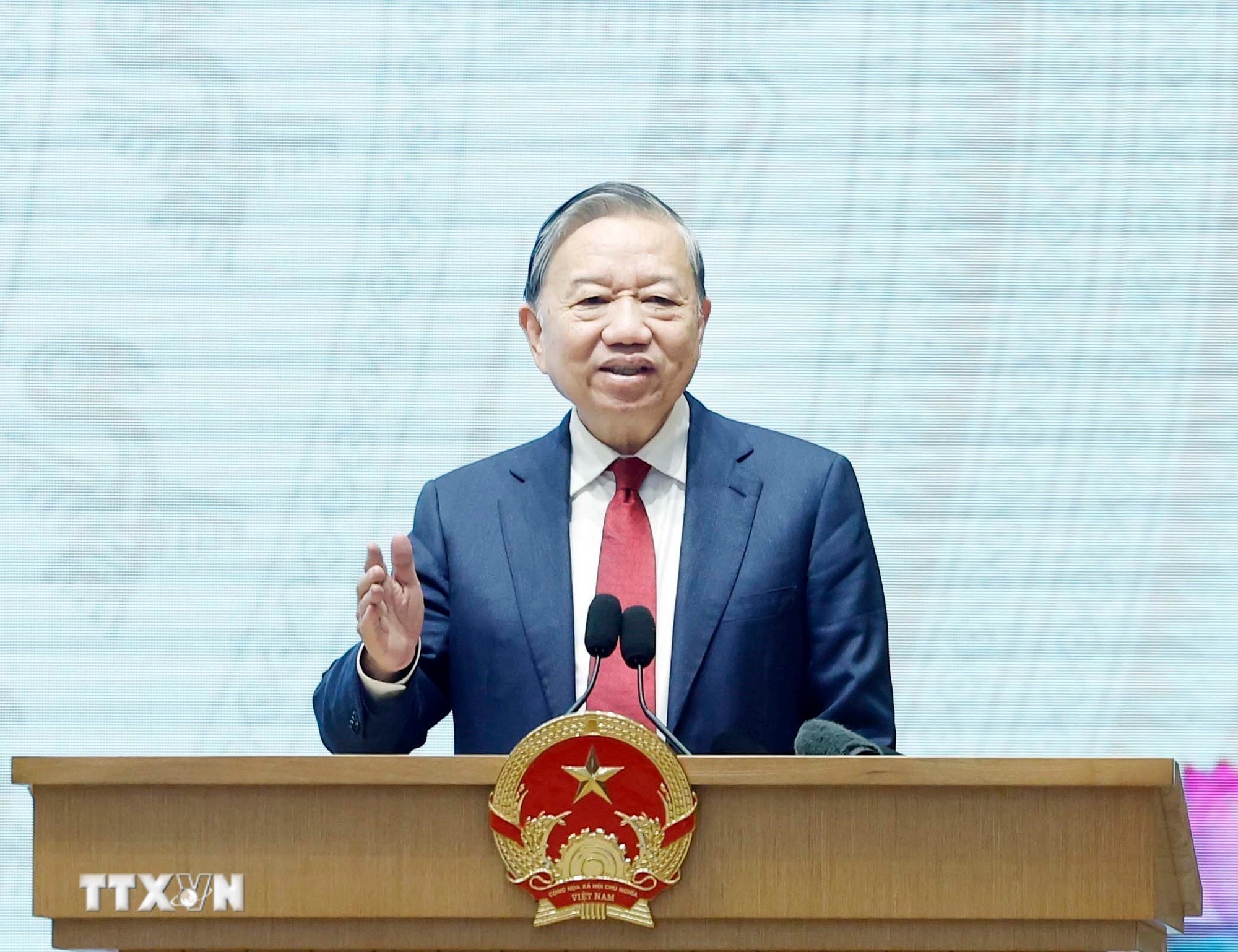 Phát biểu của Tổng Bí thư Tô Lâm tại Hội nghị tổng kết công tác năm 2025, triển khai công tác năm 2026 của Chính phủ và chính quyền địa phương