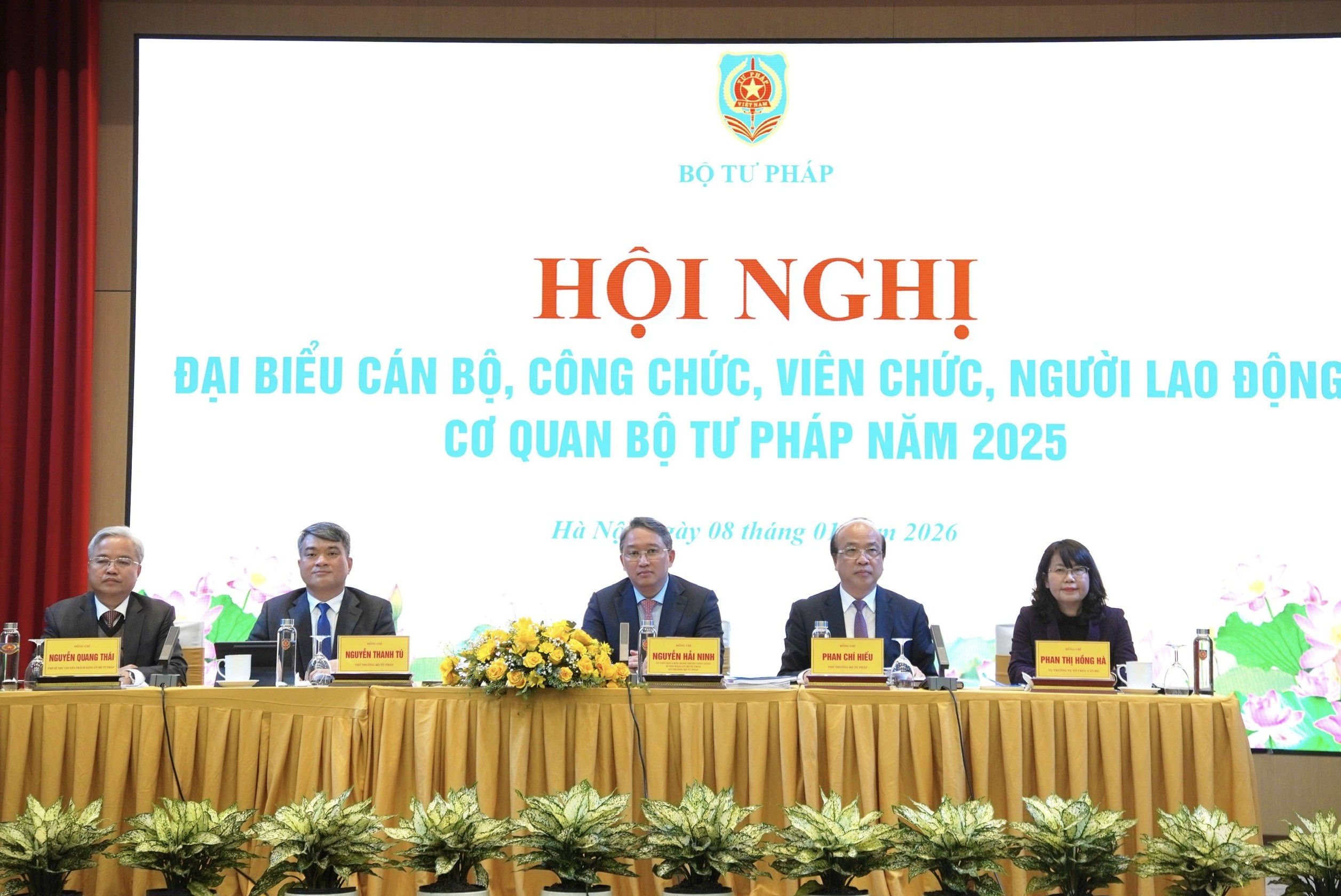 Bộ Tư pháp: Đoàn kết - Kỷ cương - Dân chủ - Trách nhiệm - Đột phá