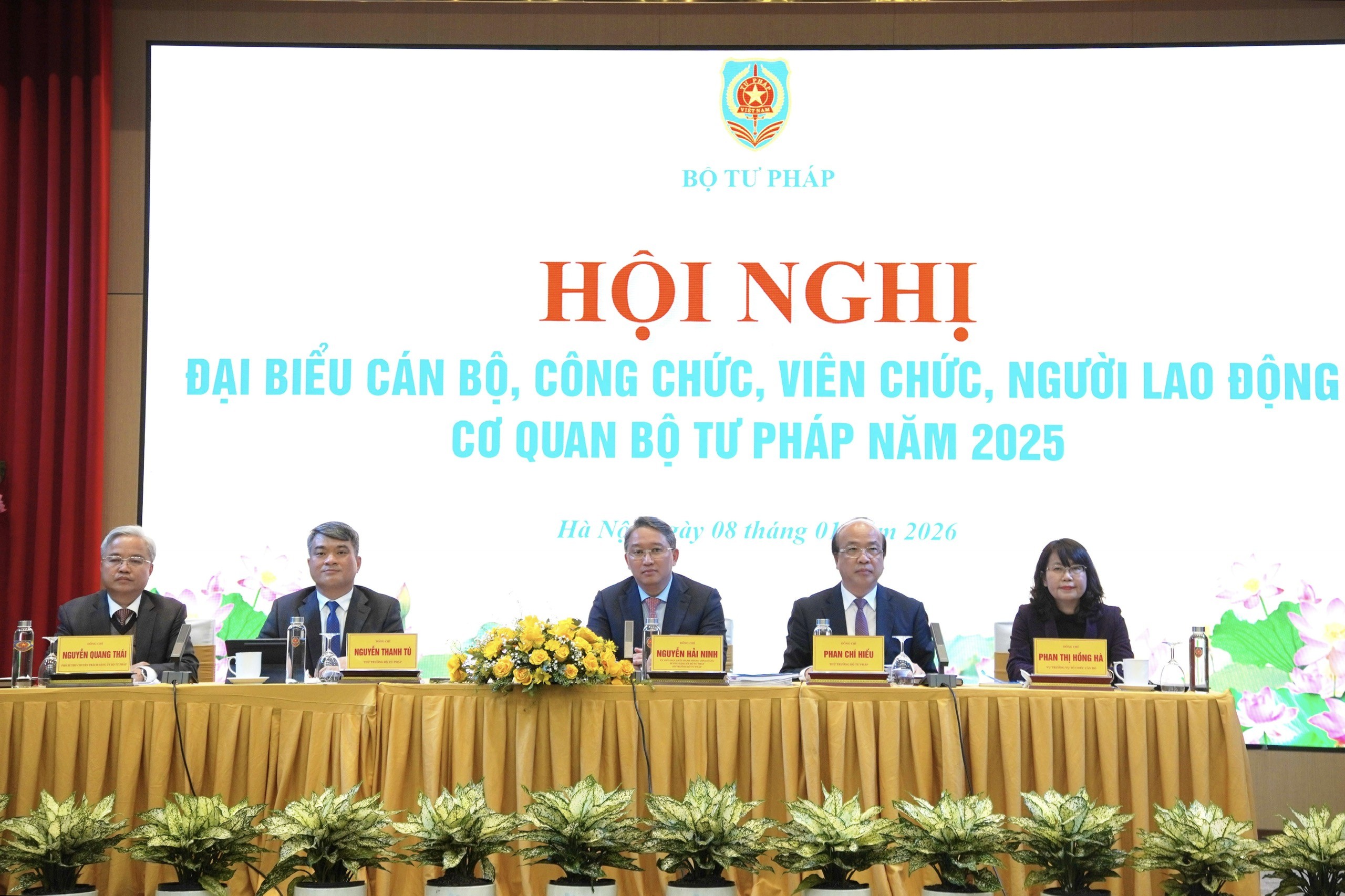 Bộ Tư pháp: Đoàn kết - Kỷ cương - Dân chủ - Trách nhiệm - Đột phá