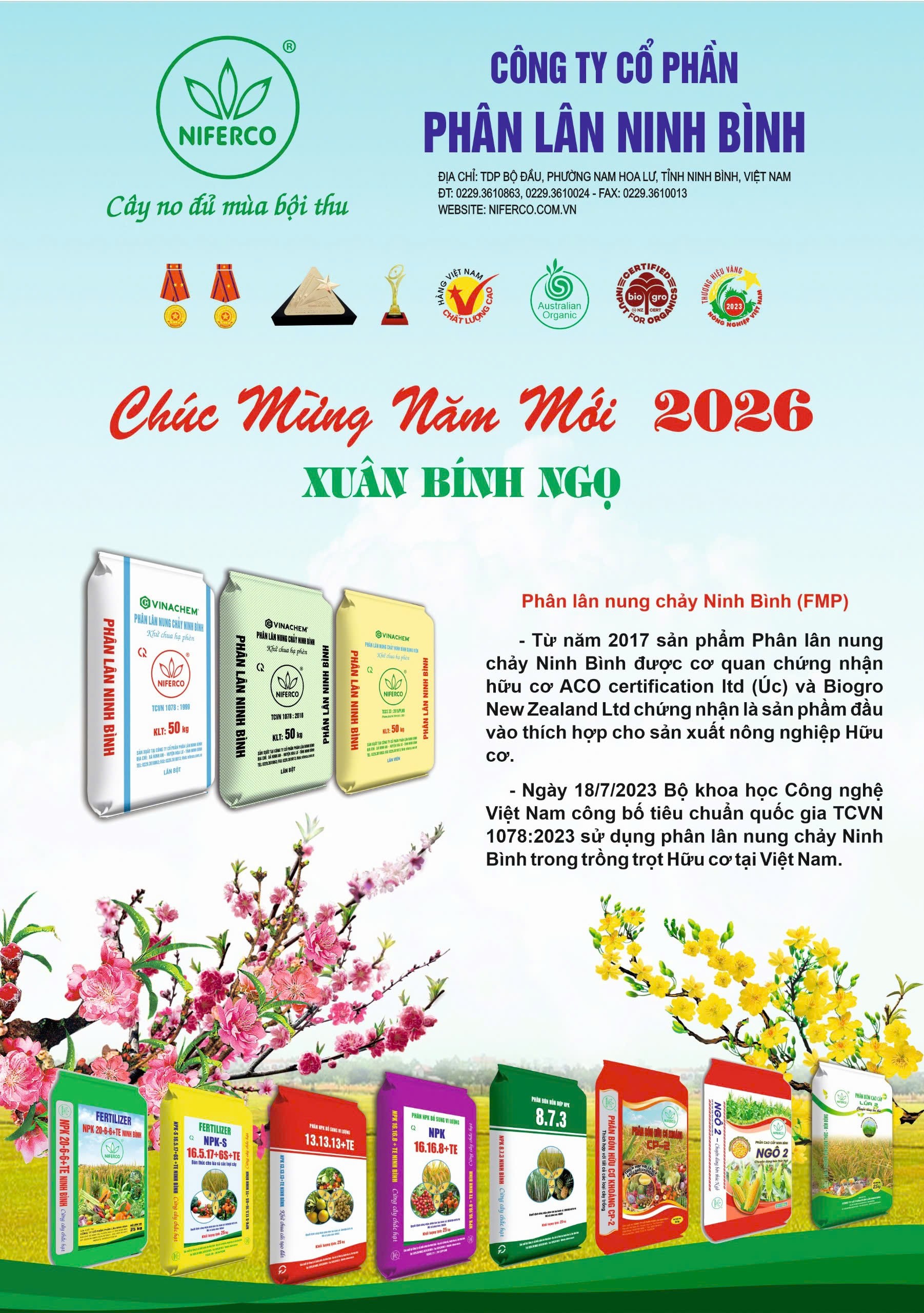 Công ty Cổ phần Phân lân Ninh Bình