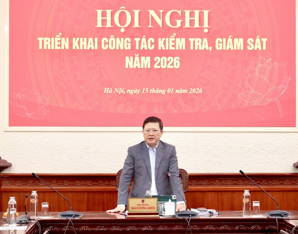 Ủy ban Kiểm tra Đảng ủy Bộ Tư pháp triển khai công tác năm 2026