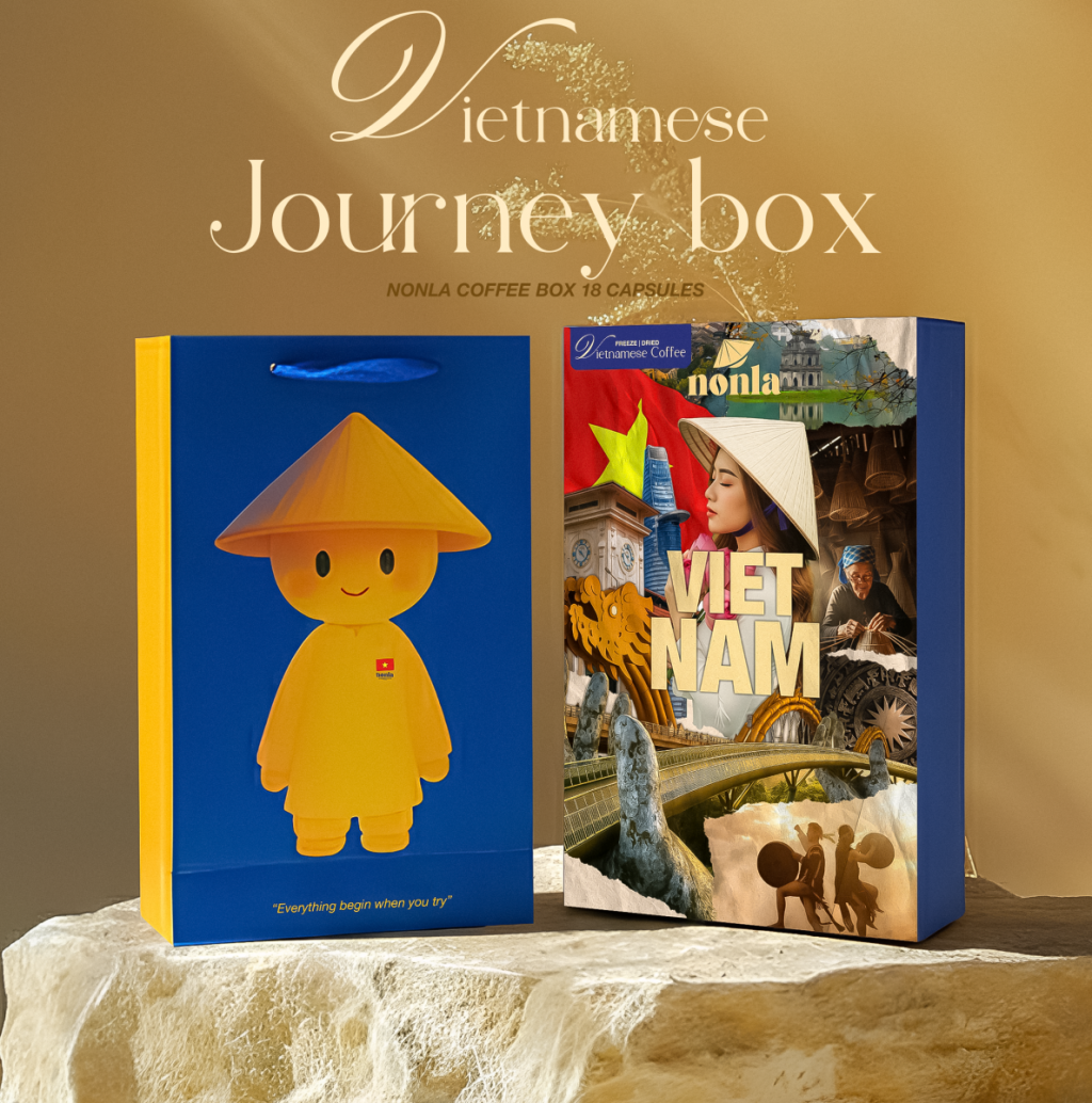 Nonla Coffee định vị là sản phẩm cà phê Việt mang định hướng hiện đại, nhấn mạnh tính tiện dụng và trải nghiệm phù hợp với xu hướng tiêu dùng mới