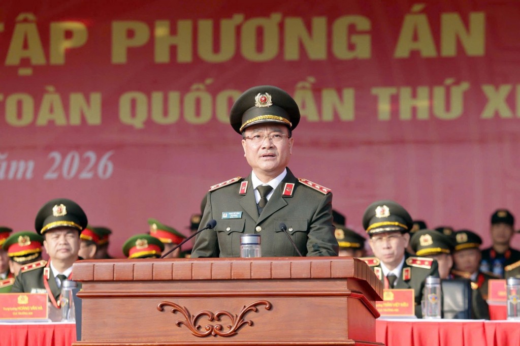 Thượng tướng Phạm Thế Tùng phát lệnh xuất quân đảm bảo ANTT Đại hội XIV của Đảng