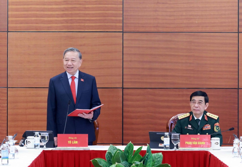 Tổng Bí thư Tô Lâm phát biểu thảo luận tại Đoàn