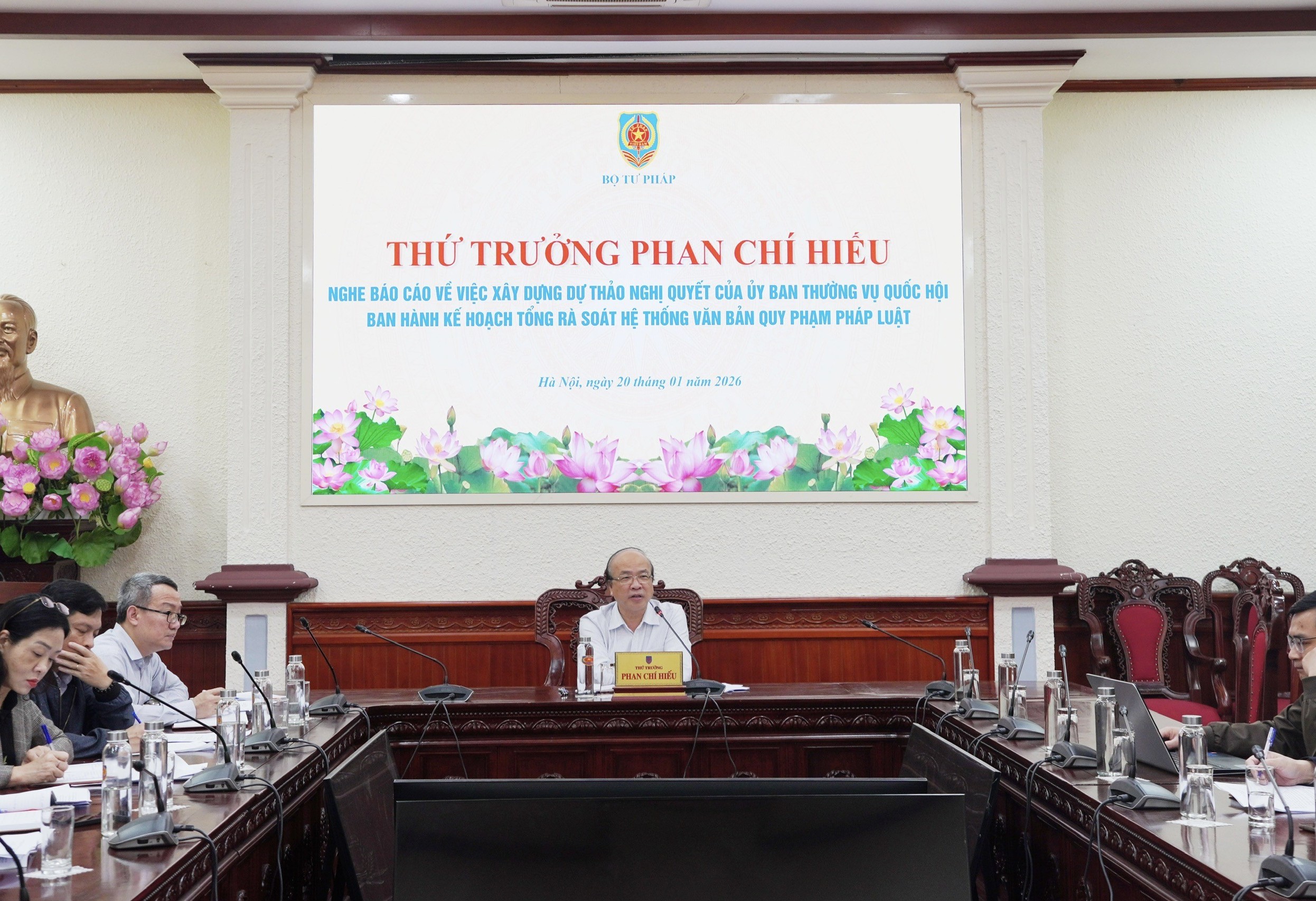 Thực hiện hiệu quả kế hoạch tổng rà soát hệ thống văn bản quy phạm pháp luật