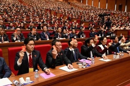 Đại hội thông qua số lượng Ủy viên Ban Chấp hành Trung ương Đảng khóa XIV