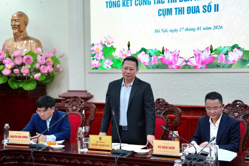 Cụm Thi đua số II, Bộ Tư pháp: Thi đua thiết thực, hiệu quả, gắn với nhiệm vụ chính trị