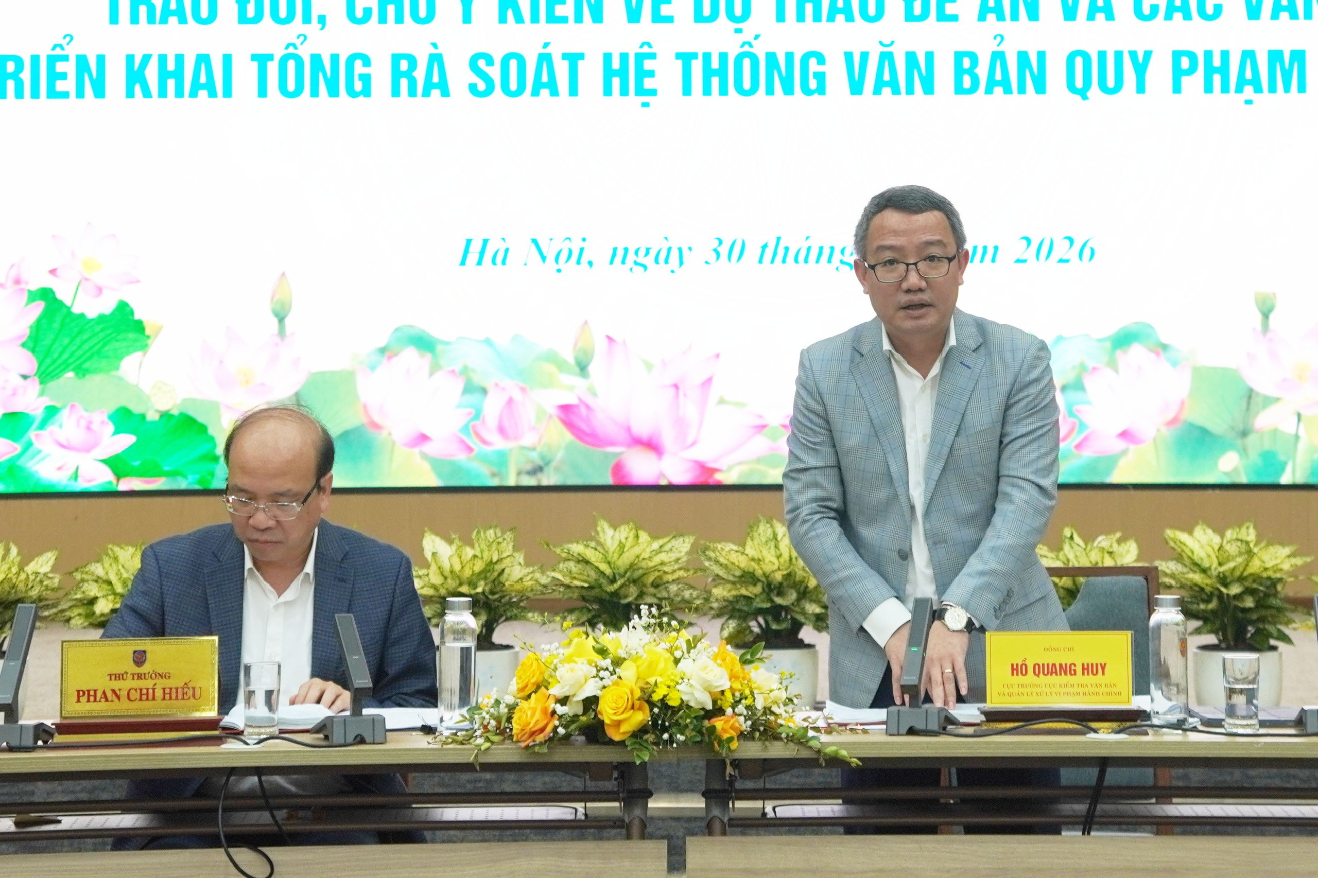 Hoàn thiện pháp lý để tổng rà soát hệ thống văn bản quy phạm pháp luật toàn quốc