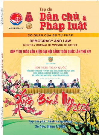 Số Kỳ 1 (444) tháng 1 - 2026/Edition 1 (444) January 2026