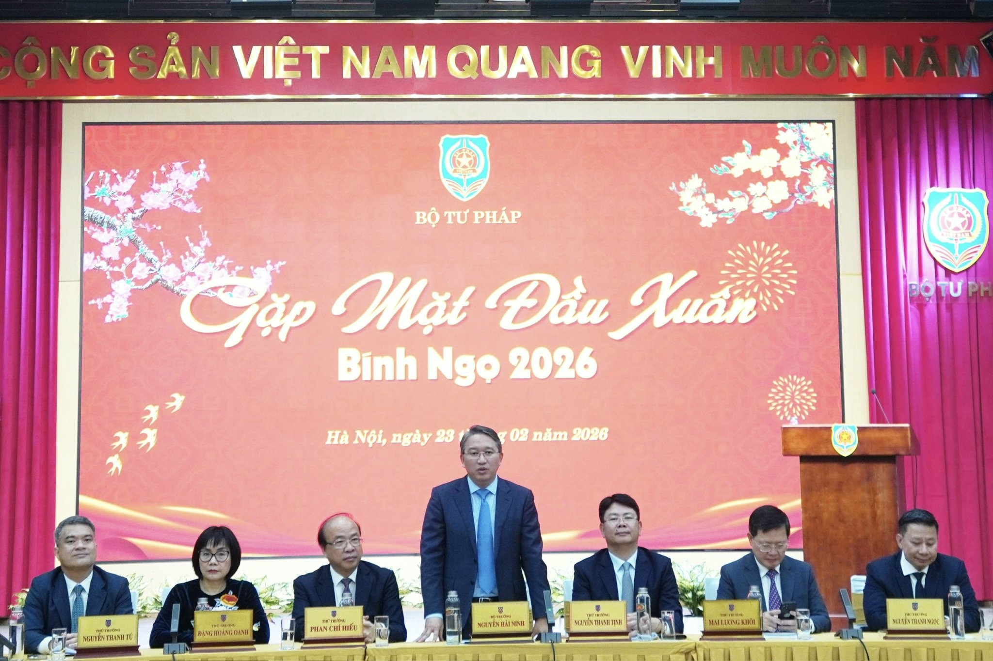 Bộ Tư pháp tổ chức gặp mặt đầu xuân năm Bính Ngọ