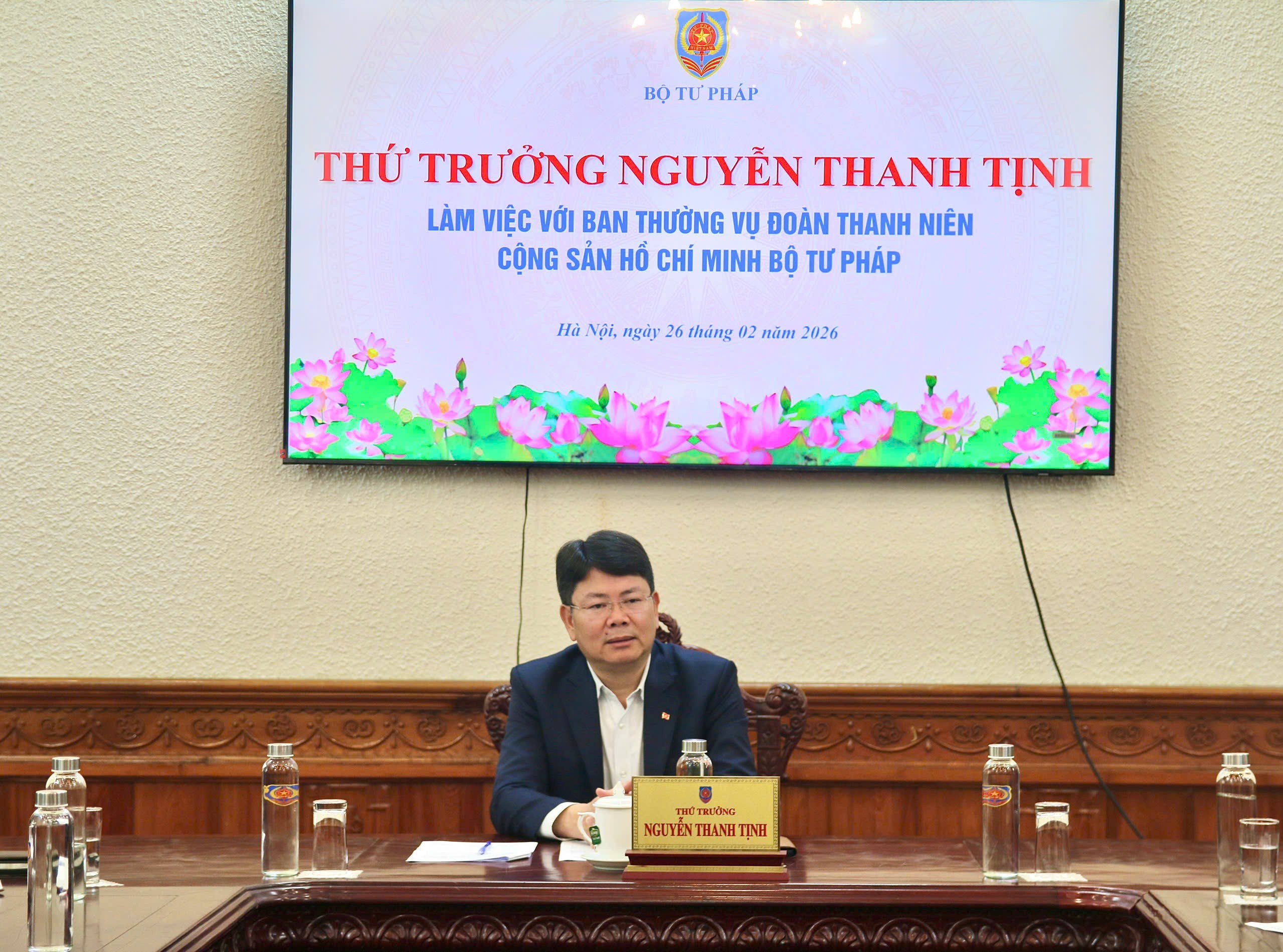 Tăng cường vai trò của thanh niên trong thực hiện nhiệm vụ của Bộ Tư pháp