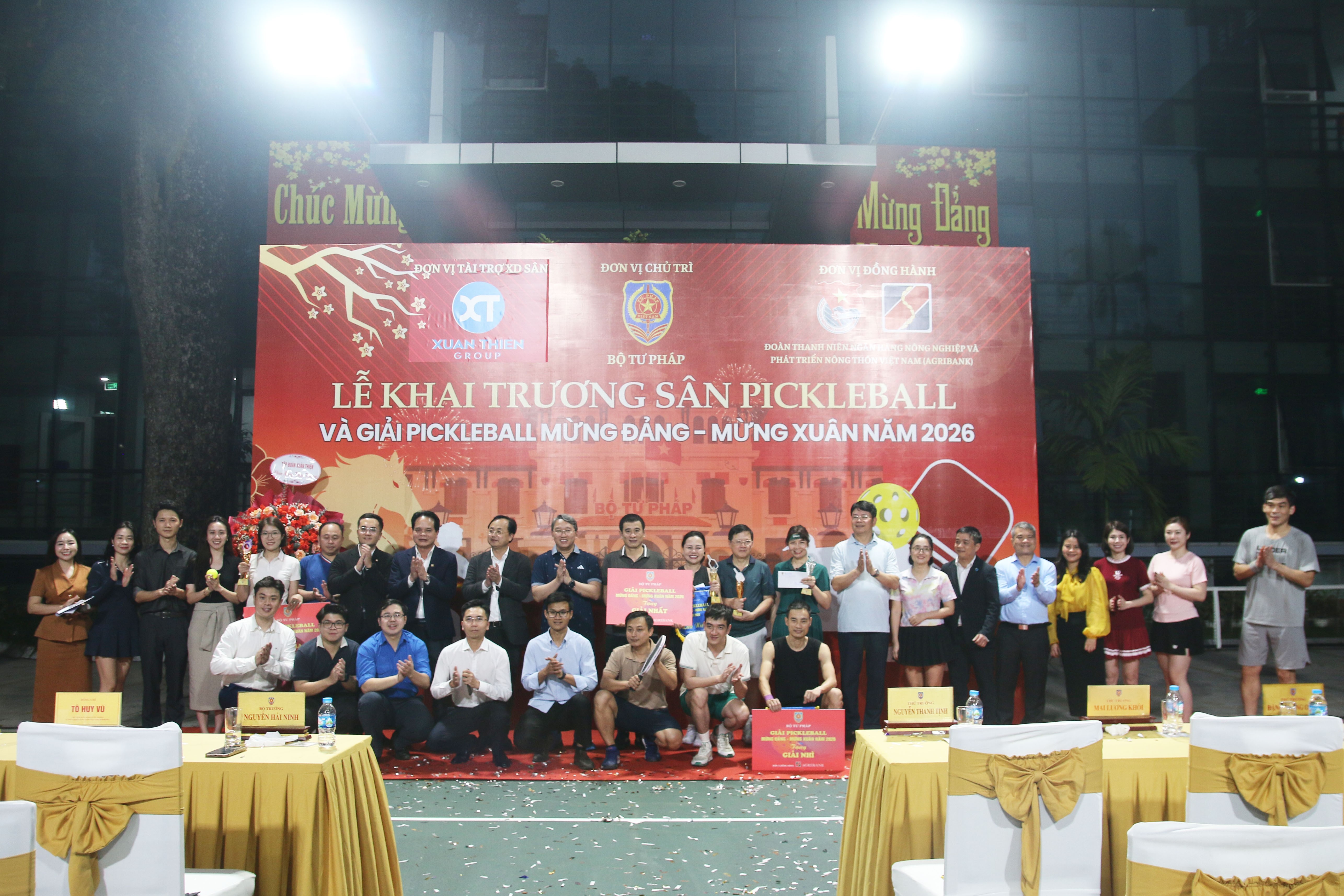 Bộ Tư pháp tổ chức giải Pickleball mừng Đảng - mừng Xuân năm 2026