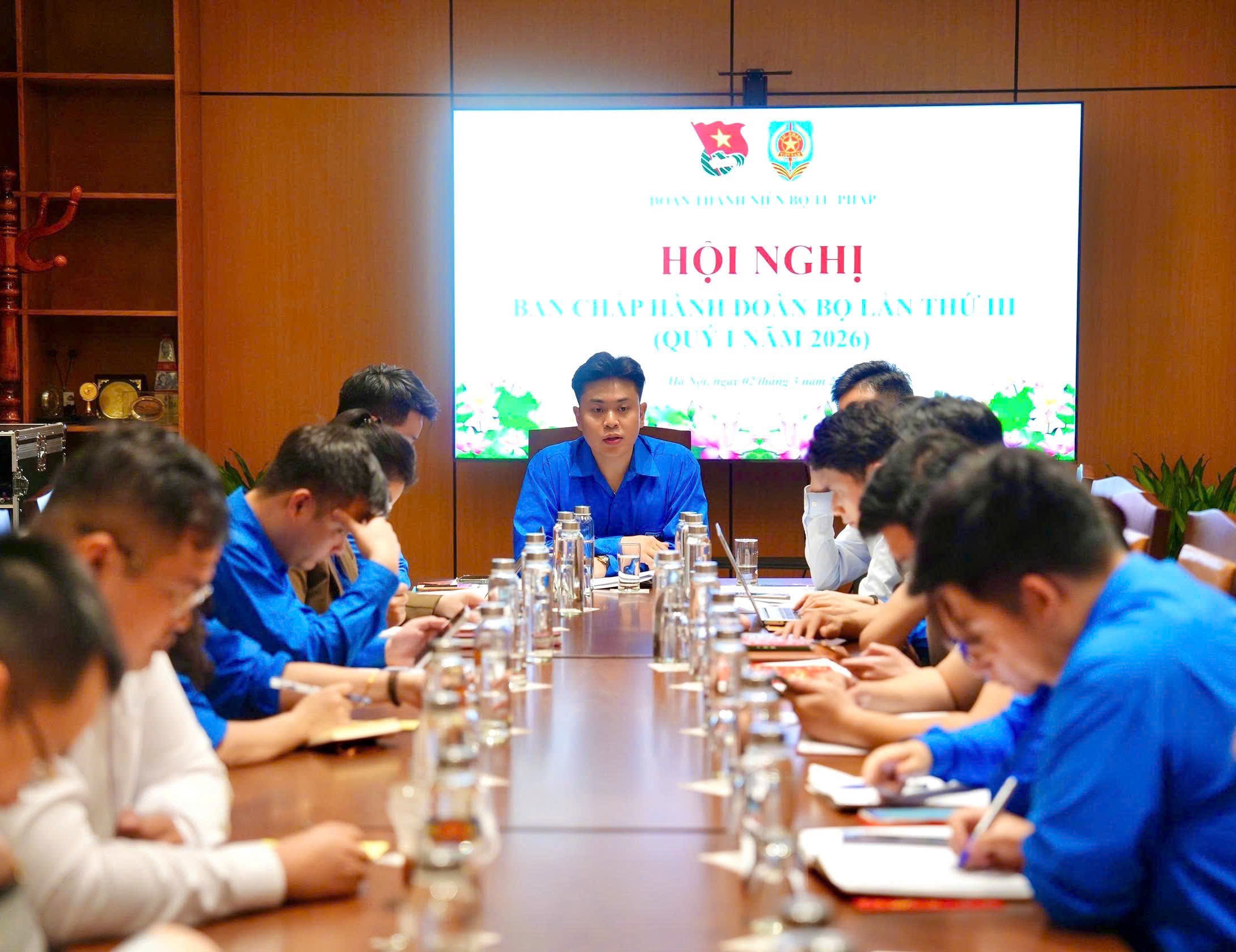 Hội nghị Ban Chấp hành Đoàn Thanh niên Bộ Tư pháp quý I/2026