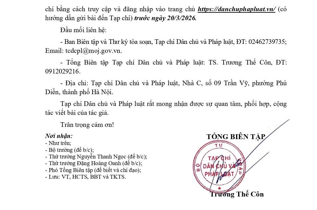 Công văn đặt bài viết cho ấn phẩm chuyên sâu truyền thông về dự án Luật Tín ngưỡng, tôn giáo (sửa đổi)