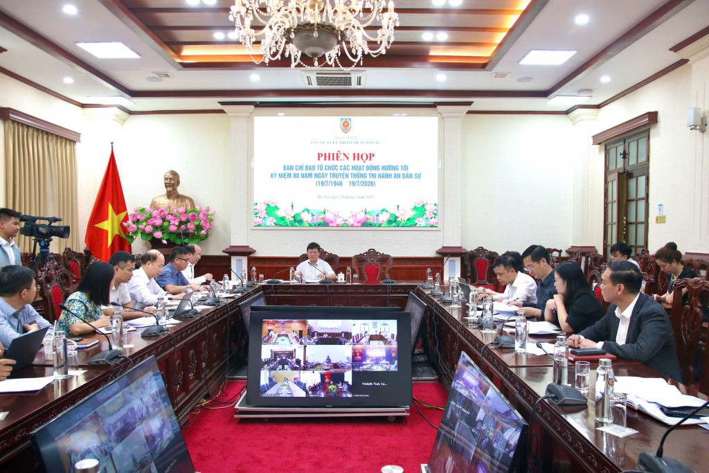 Chuẩn bị đồng bộ các hoạt động kỷ niệm 80 năm ngày Truyền thống Thi hành án dân sự