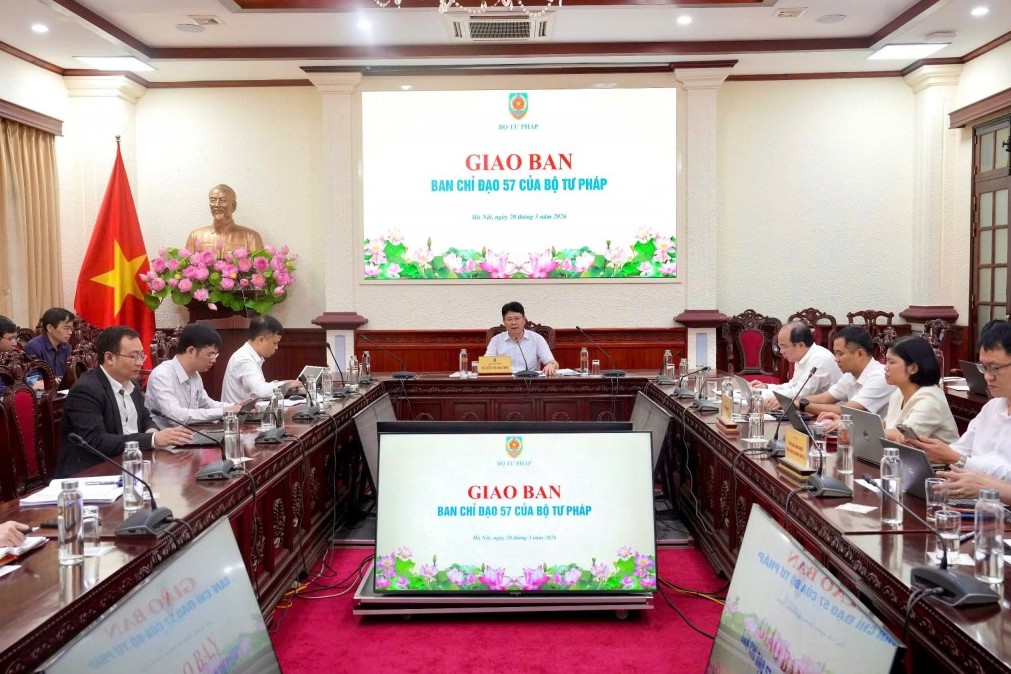 Đánh giá tình hình triển khai nhiệm vụ chuyển đổi số Bộ Tư pháp