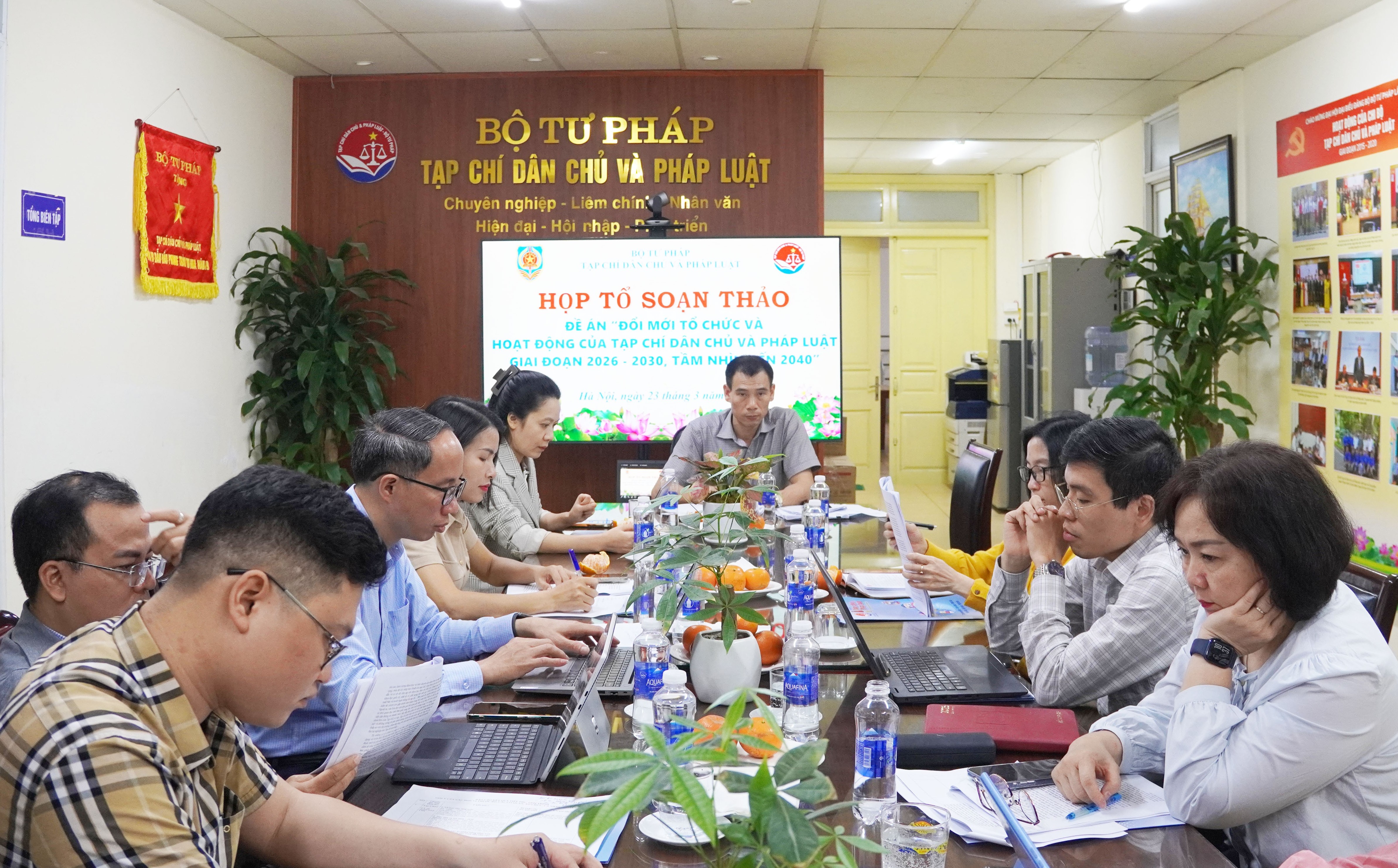 Đổi mới Tạp chí Dân chủ và Pháp luật theo hướng chuyên nghiệp, hiện đại, đa phương tiện