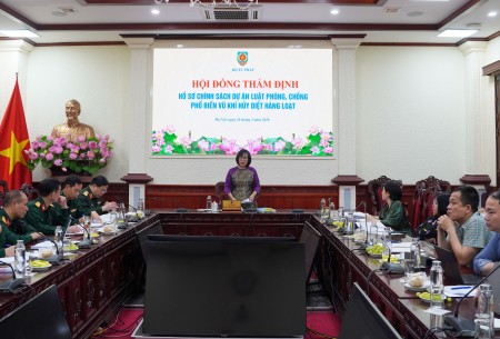 Hoàn thiện khung pháp lý về phòng, chống phổ biến và tài trợ phổ biến vũ khí hủy diệt hàng loạt