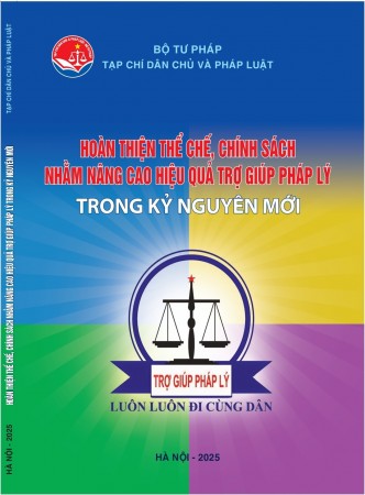 Ấn phẩm 200 trang “Hoàn thiện thể chế, chính sách nằm nâng cao hiệu quả trợ giúp pháp lý”