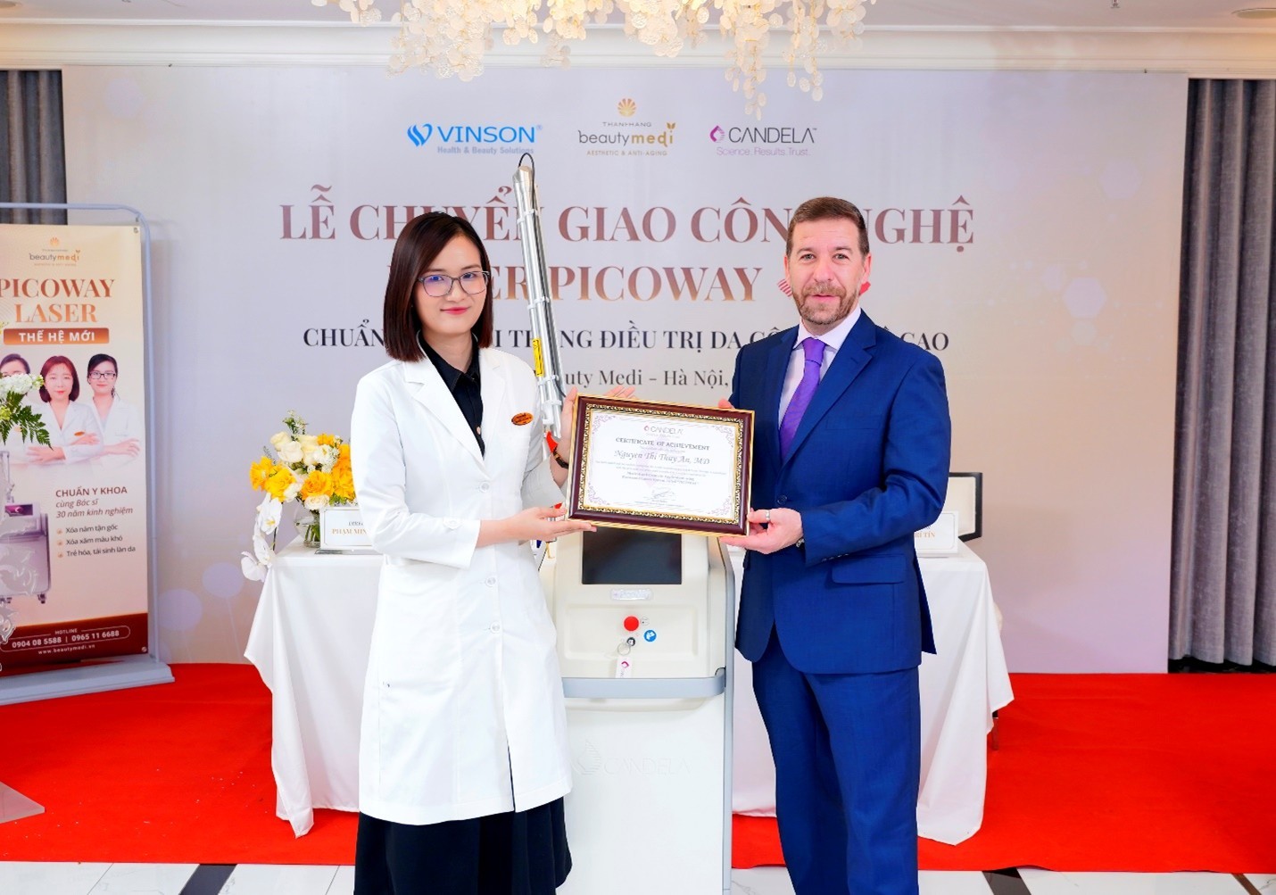 Phòng khám Thanh Hằng Beauty Medi ký kết chuyển giao công nghệ Laser PicoWay thế hệ mới, nâng cao chất lượng điều trị sắc tố