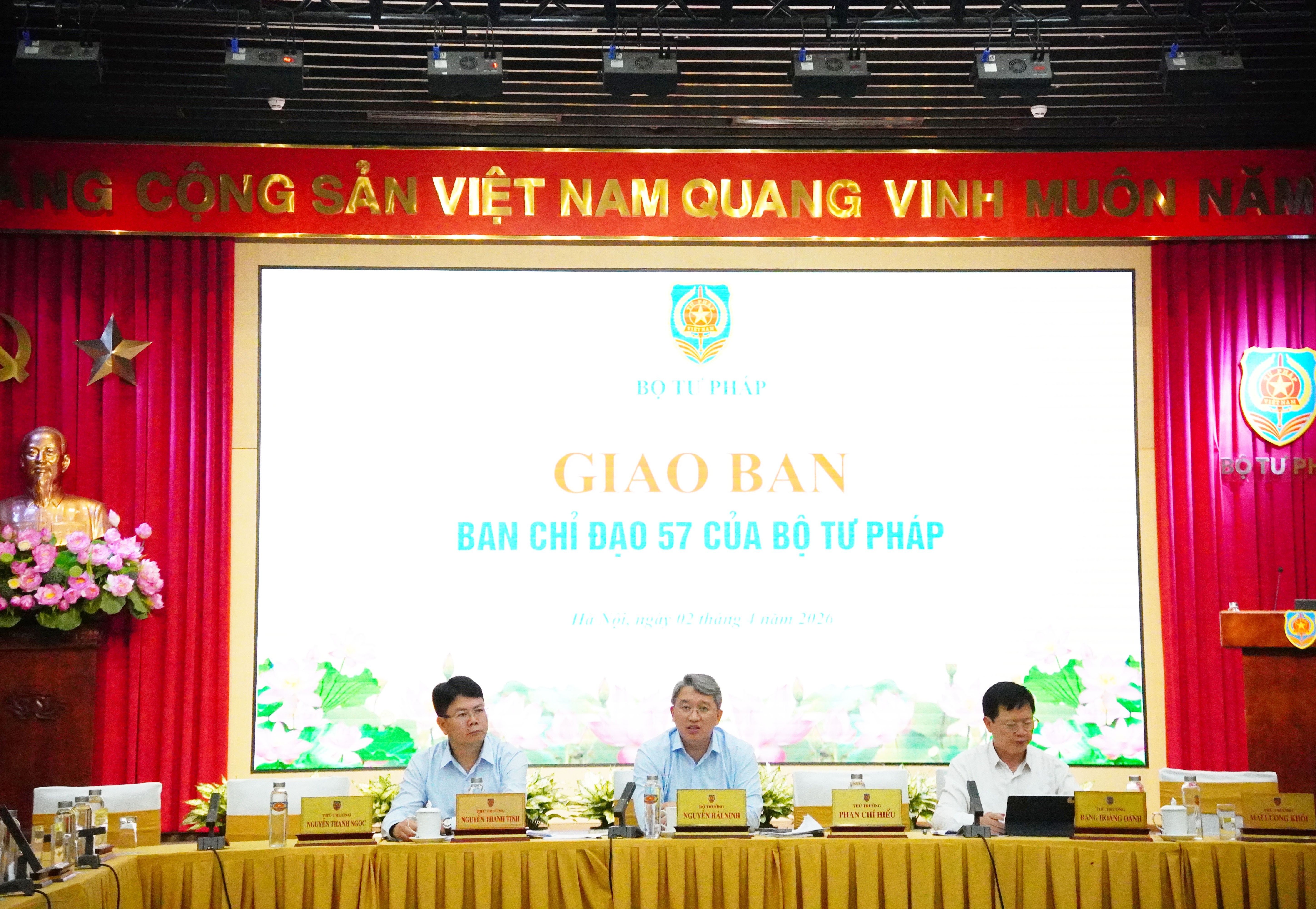 Phiên họp giao ban Ban Chỉ đạo 57: Đánh giá kết quả triển khai các nền tảng số