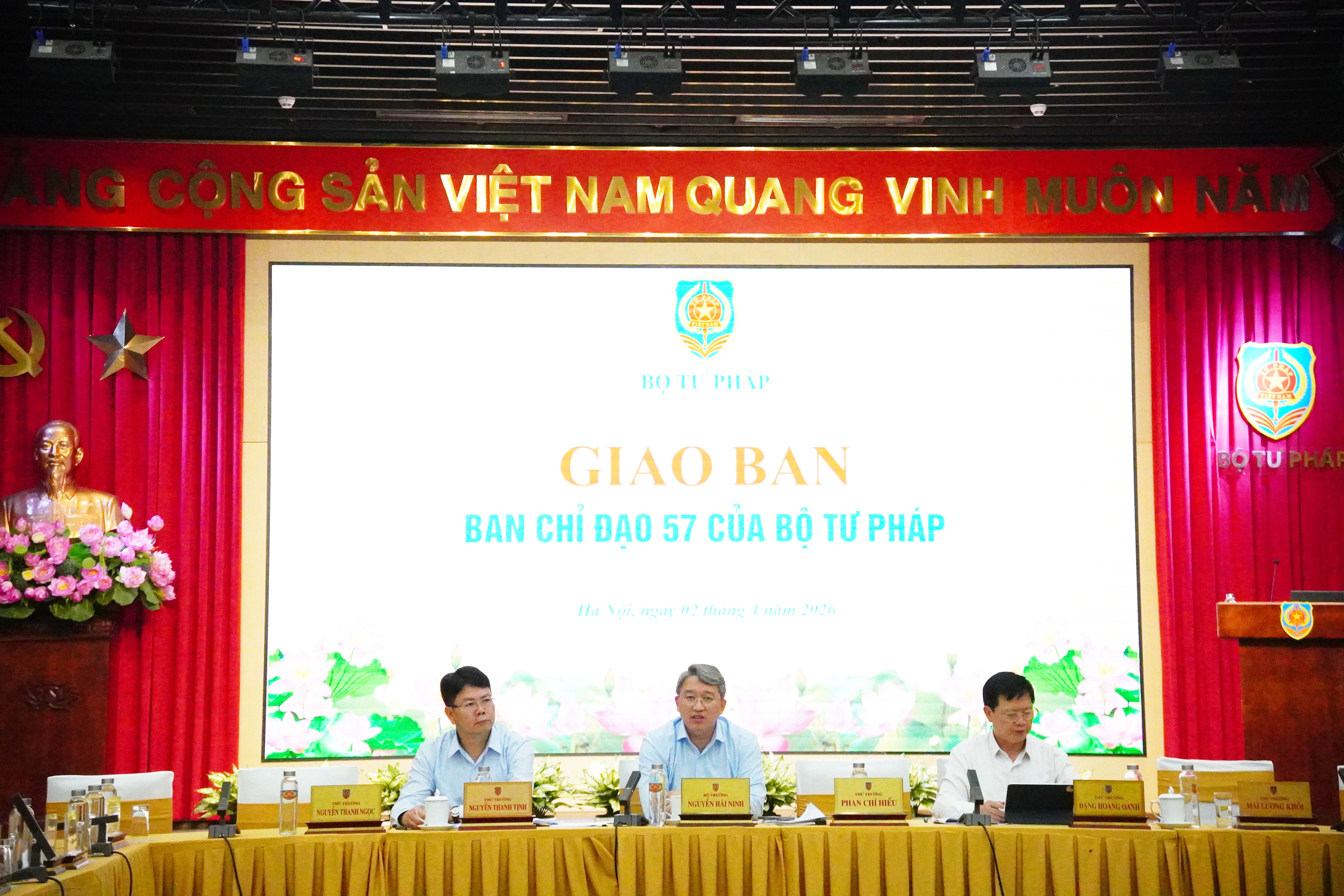 Phiên họp giao ban Ban Chỉ đạo 57: Đánh giá kết quả triển khai các nền tảng số