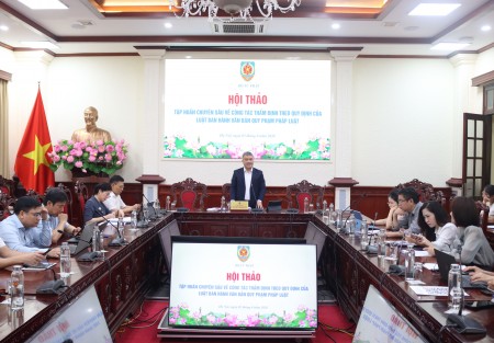 Nâng cao chất lượng, hiệu quả công tác thẩm định văn bản quy phạm pháp luật