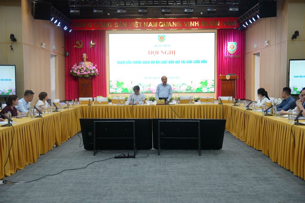 Tập trung chuyển đổi số và phòng, chống tiêu cực trong dự án chính sách Luật Đấu giá tài sản