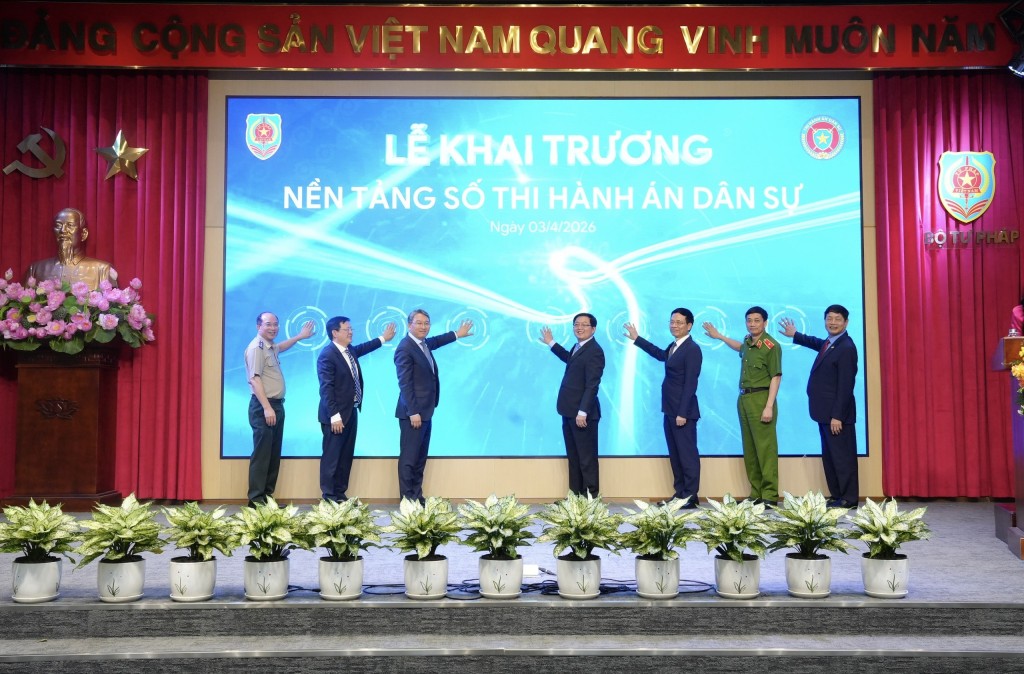 Khai trương Nền tảng số Thi hành án dân sự theo hướng dữ liệu 