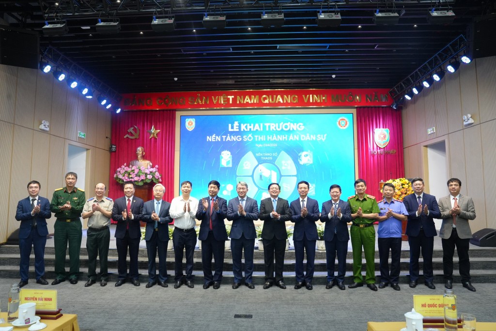 Khai trương Nền tảng số Thi hành án dân sự theo hướng dữ liệu 