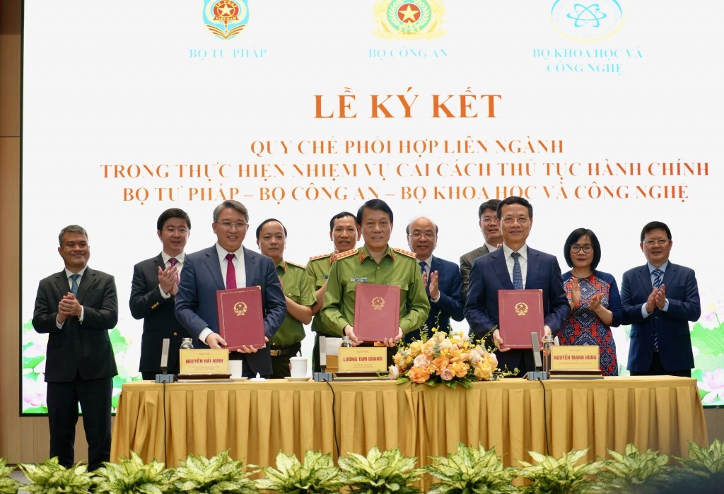 Lễ ký kết Quy chế phối hợp liên ngành trong thực hiện nhiệm vụ cải cách thủ tục hành chính