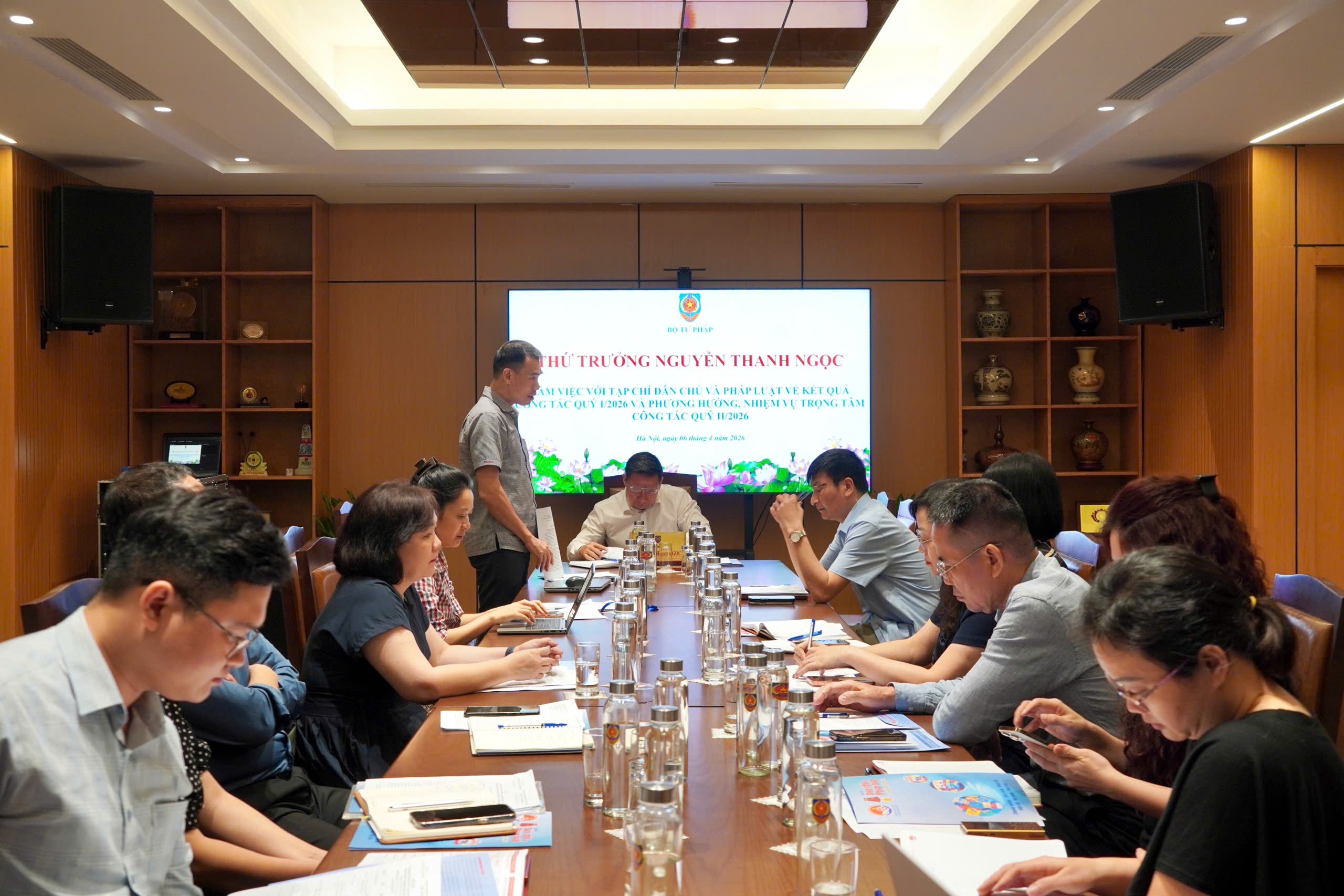 Đề xuất nhiều giải pháp tháo gỡ khó khăn, nâng cao uy tín của Tạp chí Dân chủ và Pháp luật, thúc đẩy phát triển kinh tế báo chí