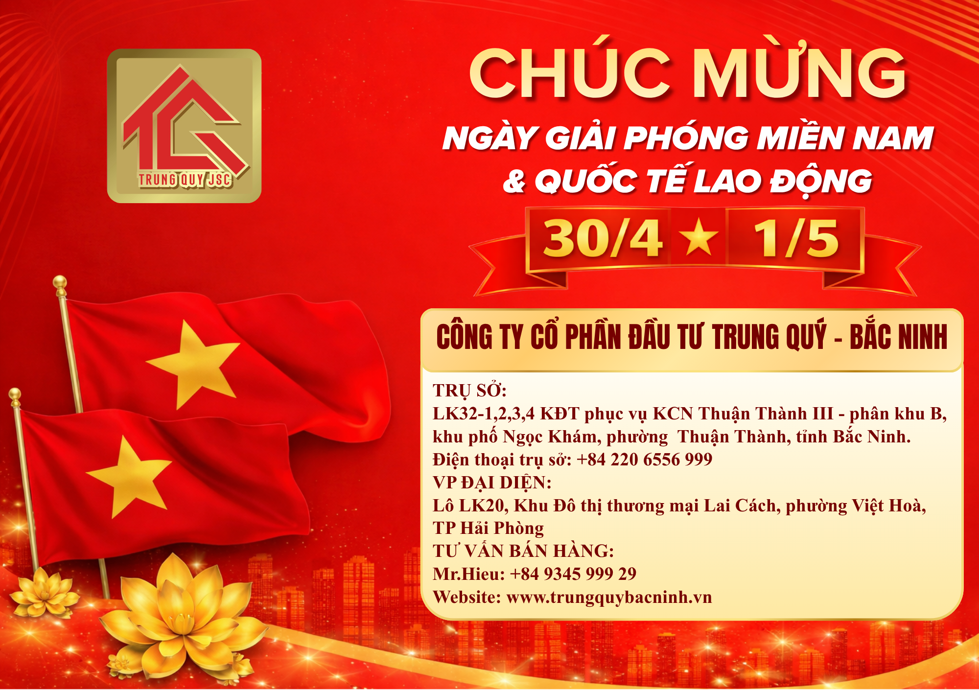 Công ty Cổ phần Đầu tư Trung Quý - Bắc Ninh