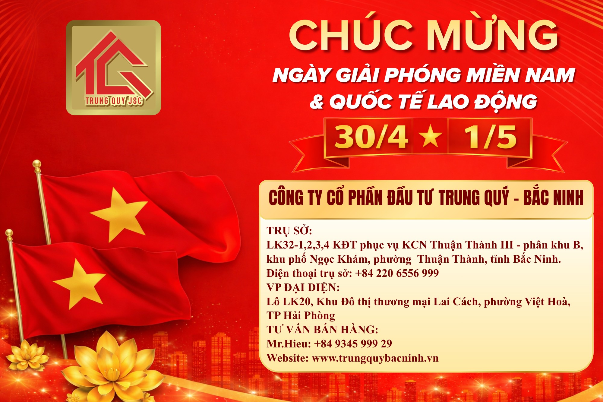 Công ty Cổ phần Đầu tư Trung Quý - Bắc Ninh