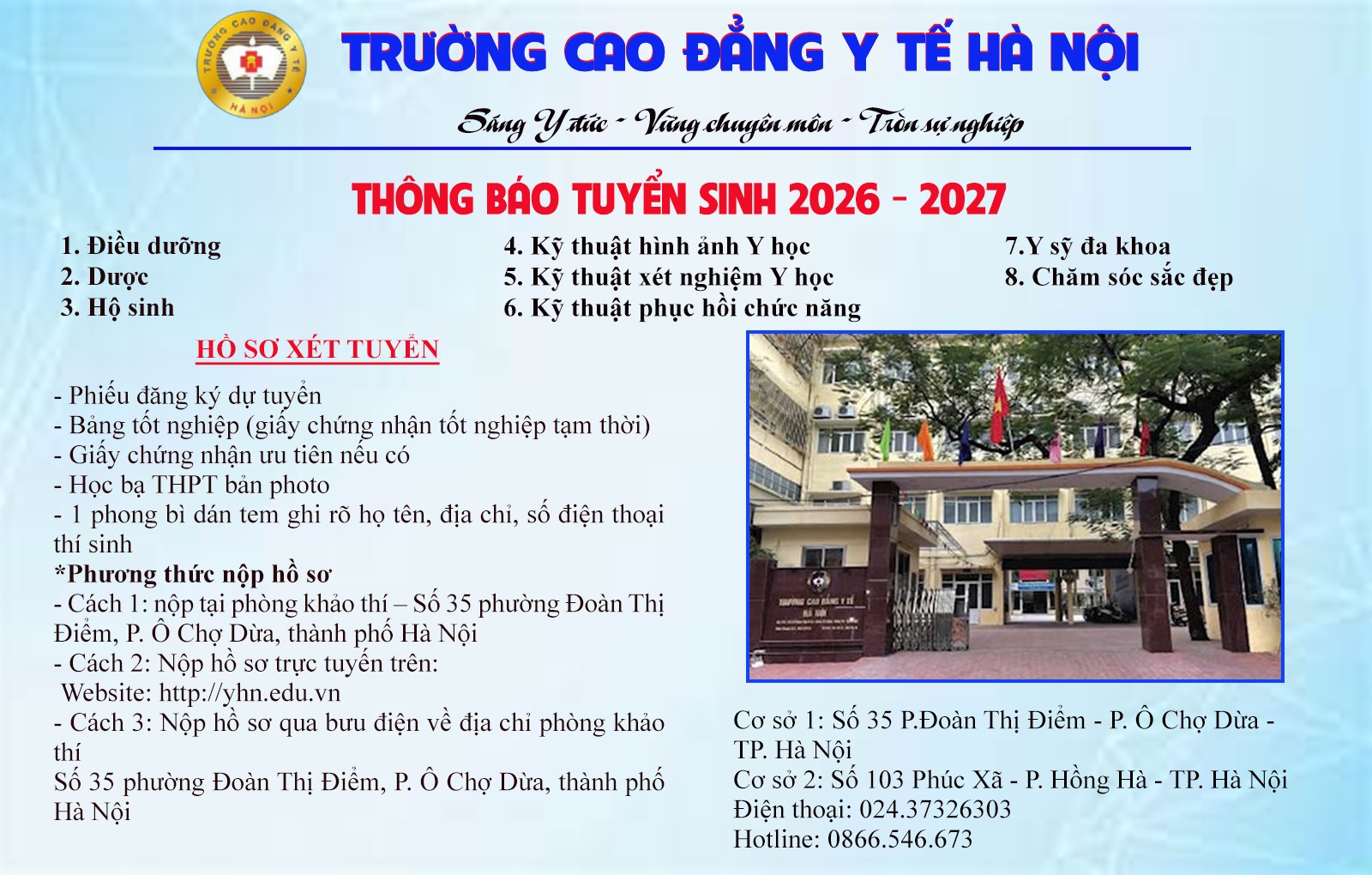 Trường Cao đẳng Y tế Hà Nội