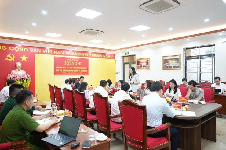 Công tác kiểm tra, giám sát Đảng ủy cấp xã tại Hà Nội hiện nay