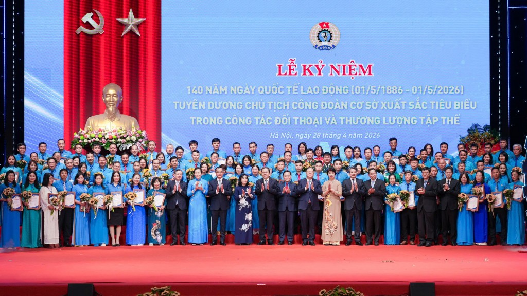 Kỷ niệm trọng thể 140 năm Ngày Quốc tế Lao động (01/5/1886 - 01/5/2026)