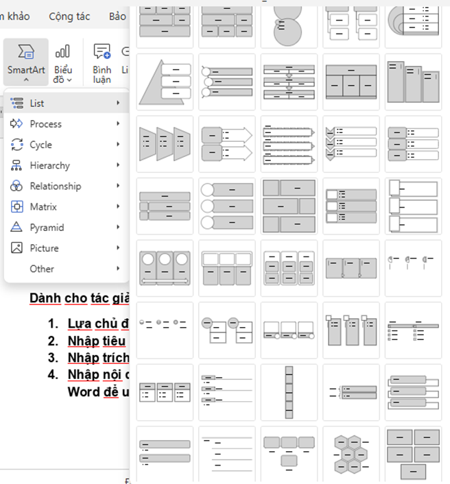 Hướng dẫn thao tác nhanh CMSoffice
