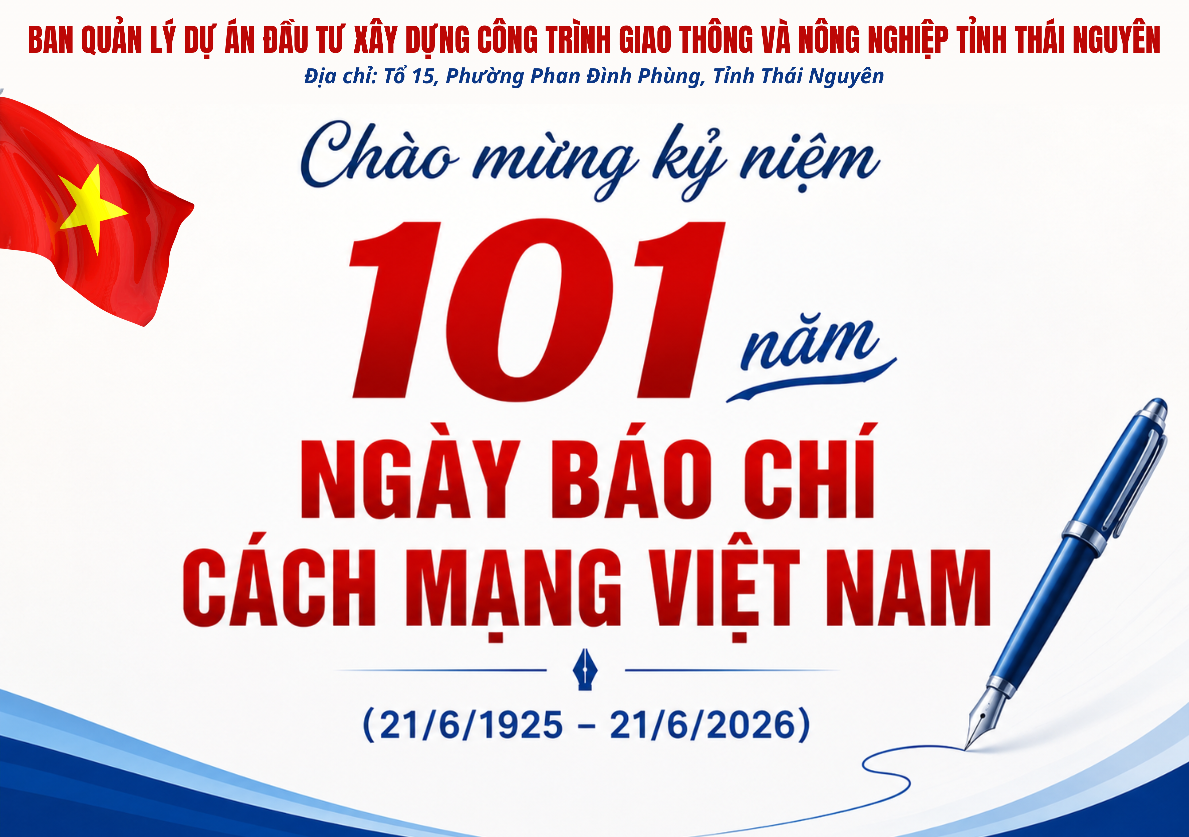Ban Quản lý Dự án đầu tư xây dựng công trình Giao thông và Nông nghiệp tỉnh Thái Nguyên