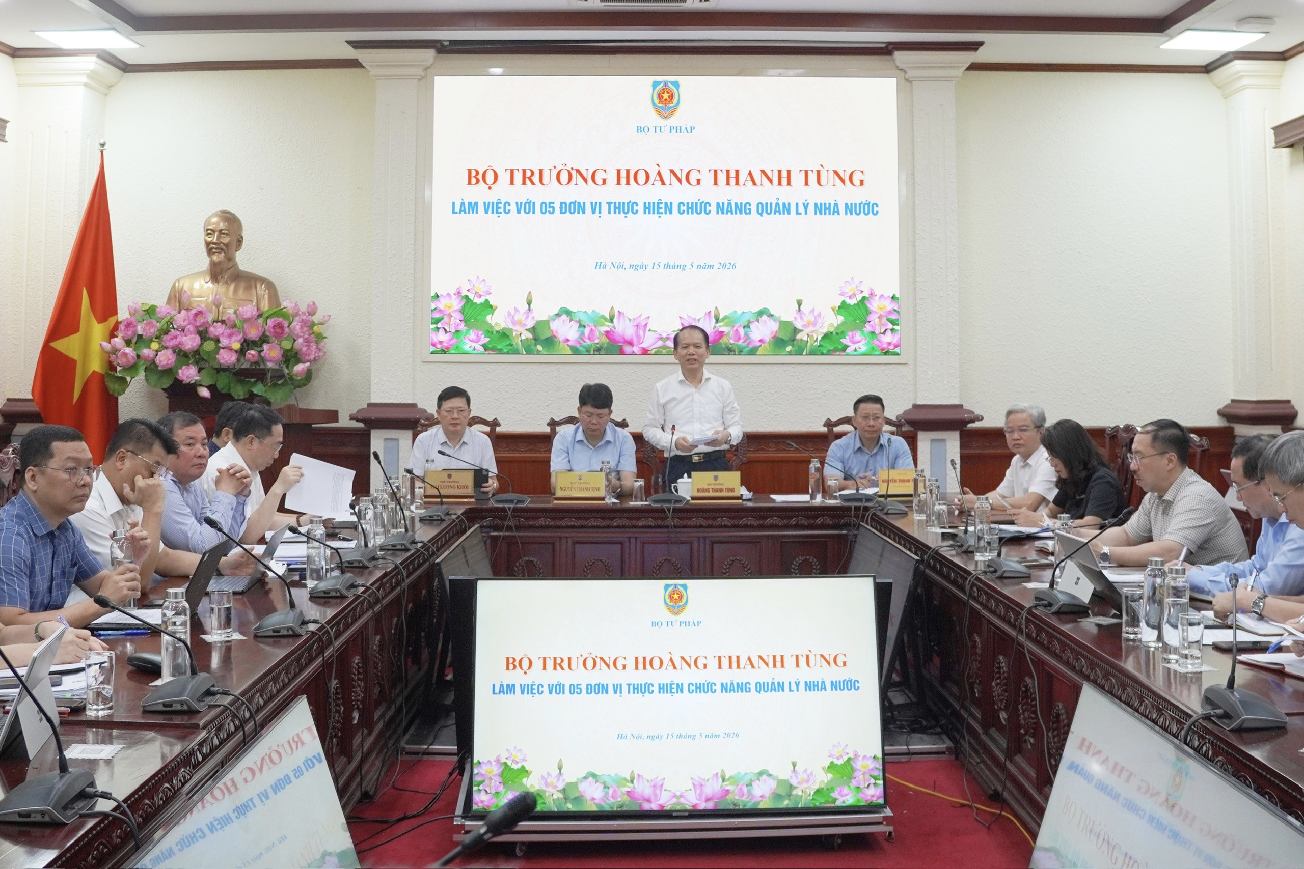 Nâng cao hiệu quả thực hiện chức năng quản lý nhà nước tại Bộ Tư pháp