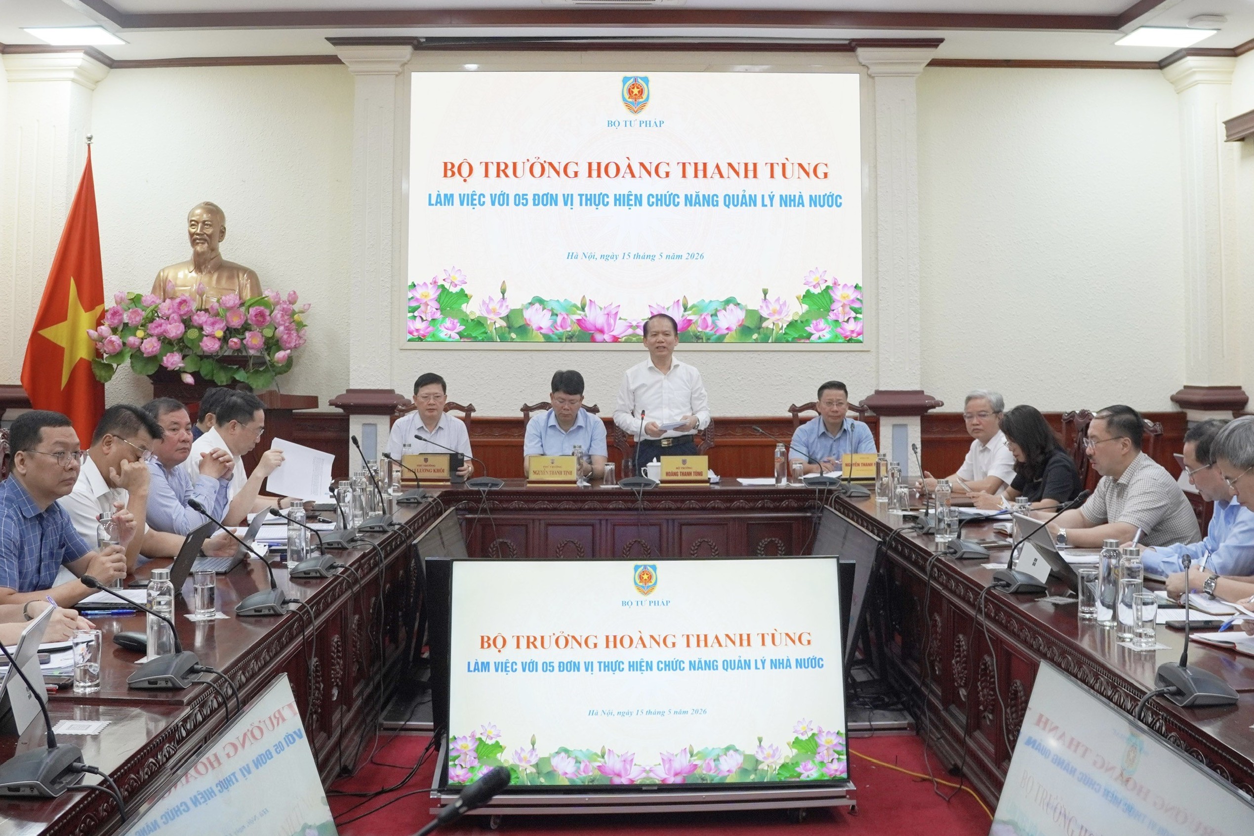 Nâng cao hiệu quả thực hiện chức năng quản lý nhà nước tại Bộ Tư pháp