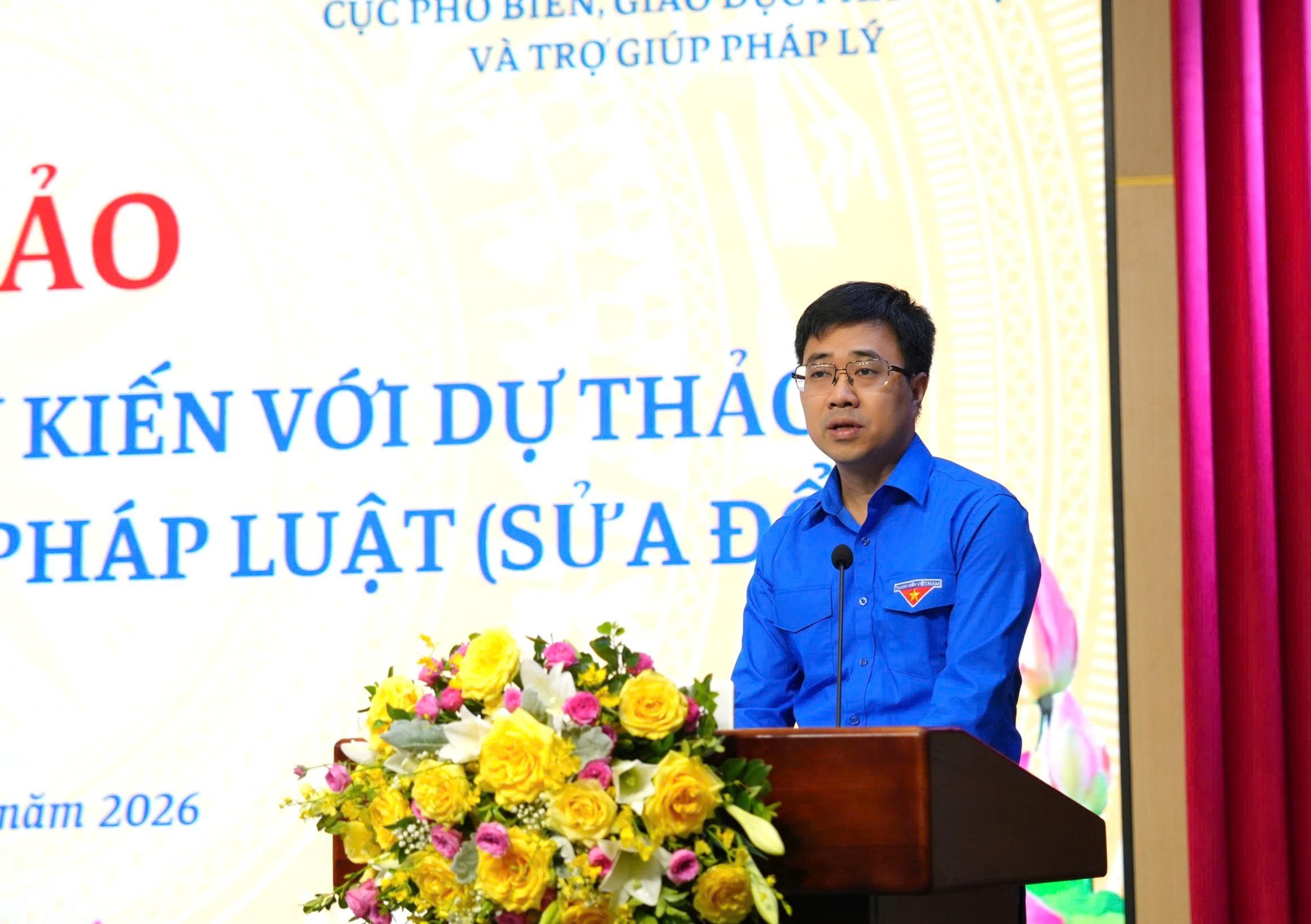 Thanh niên Chính phủ đóng góp ý kiến với dự thảo Luật Phổ biến, giáo dục pháp luật (sửa đổi)