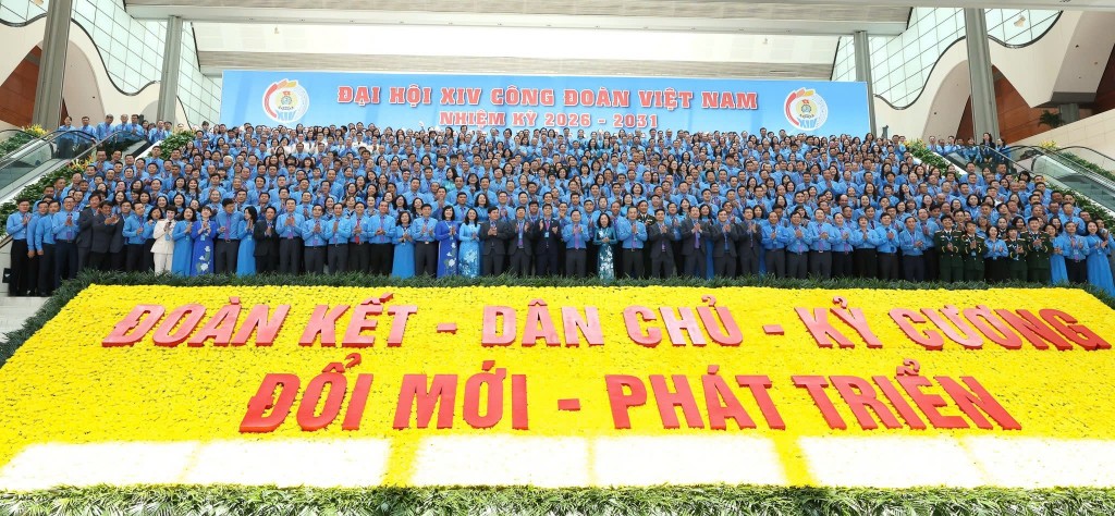Đại hội XIV Công đoàn Việt Nam: Hướng tới tổ chức công đoàn vững mạnh, thích ứng kỷ nguyên số