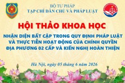 Hội thảo khoa học “Nhận diện bất cập trong quy định pháp luật và thực tiễn hoạt động của chính quyền địa phương 02 cấp và kiến nghị hoàn thiện”