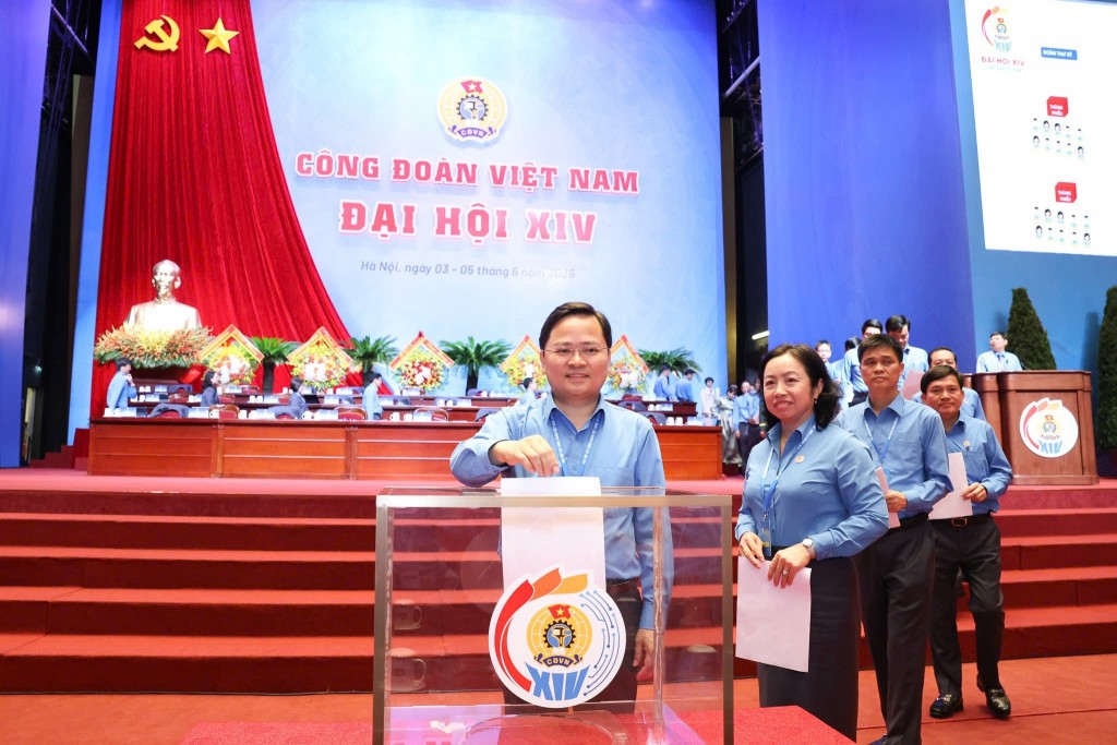 Dự kiến bầu 135 Ủy viên Ban Chấp hành Tổng Liên đoàn Lao động Việt Nam khóa XIV