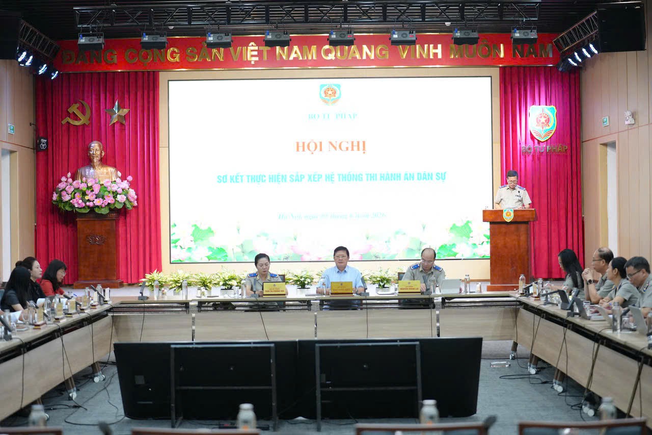 Nhiều kết quả tích cực sau 01 năm thực hiện sắp xếp hệ thống Thi hành án dân sự