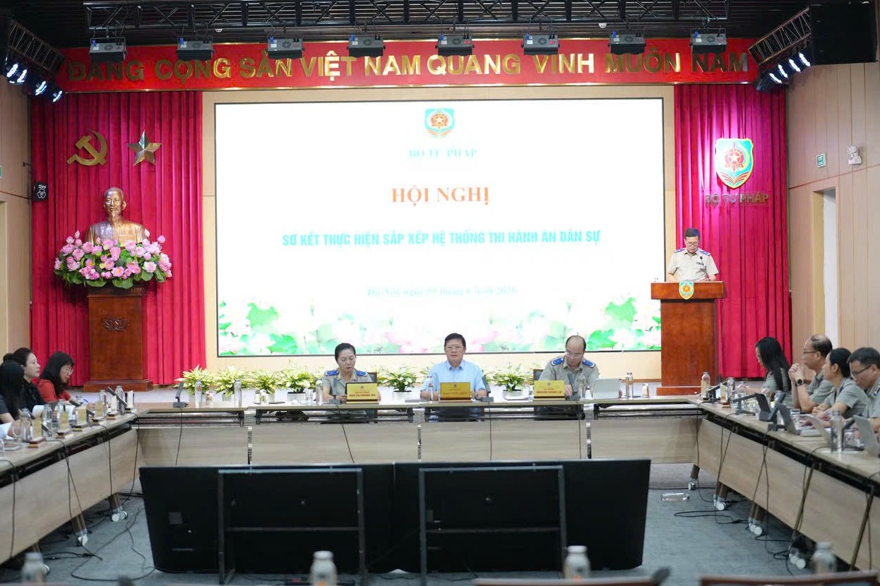 Nhiều kết quả tích cực sau 01 năm thực hiện sắp xếp hệ thống Thi hành án dân sự