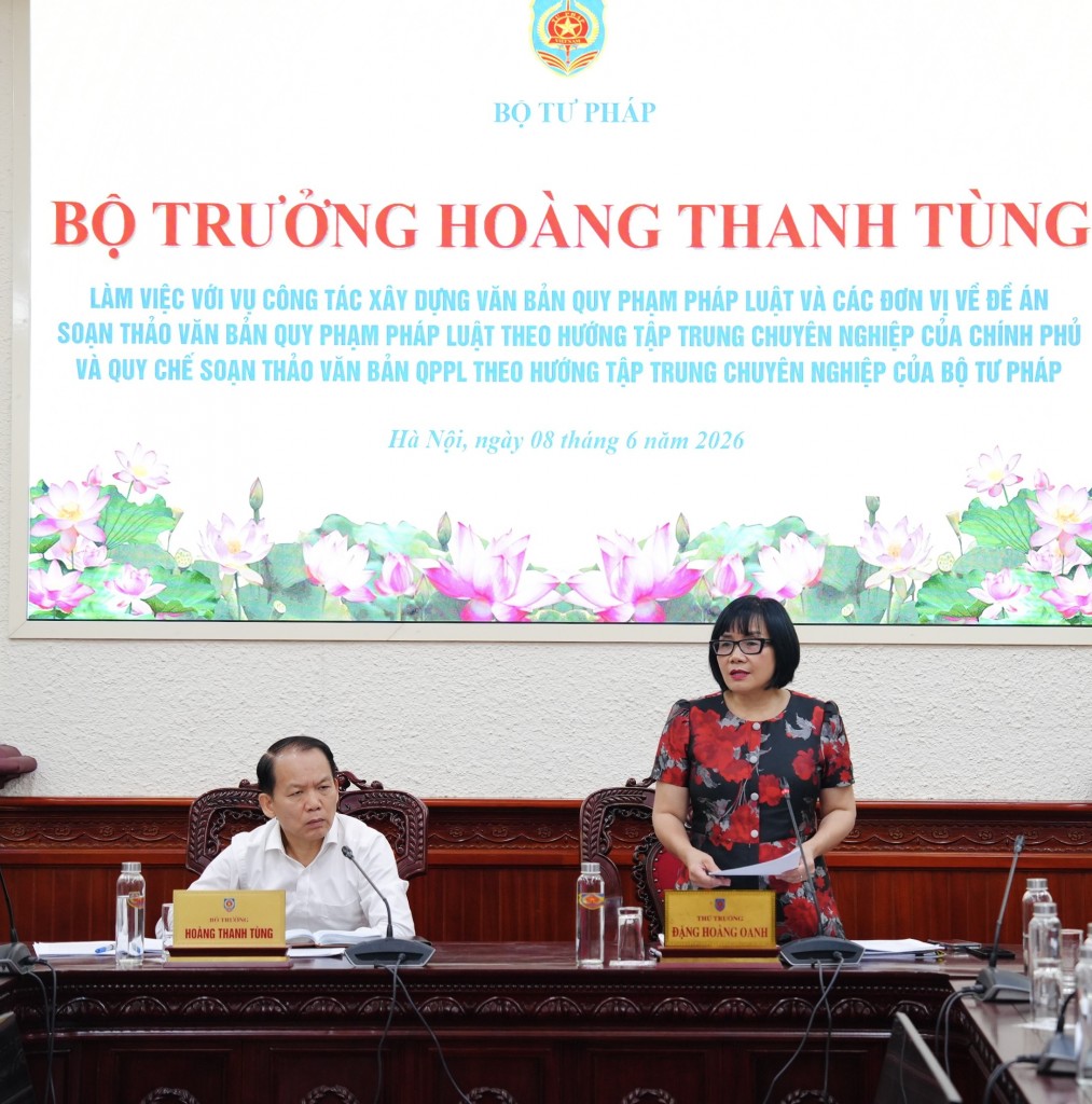 Đề xuất thí điểm mô hình soạn thảo văn bản quy phạm pháp luật tập trung trên toàn quốc