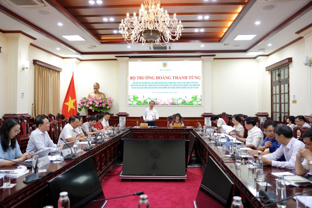 Đề xuất thí điểm mô hình soạn thảo văn bản quy phạm pháp luật tập trung trên toàn quốc